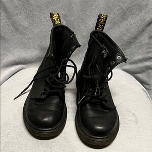 Dr. Martens Black Kids Boots